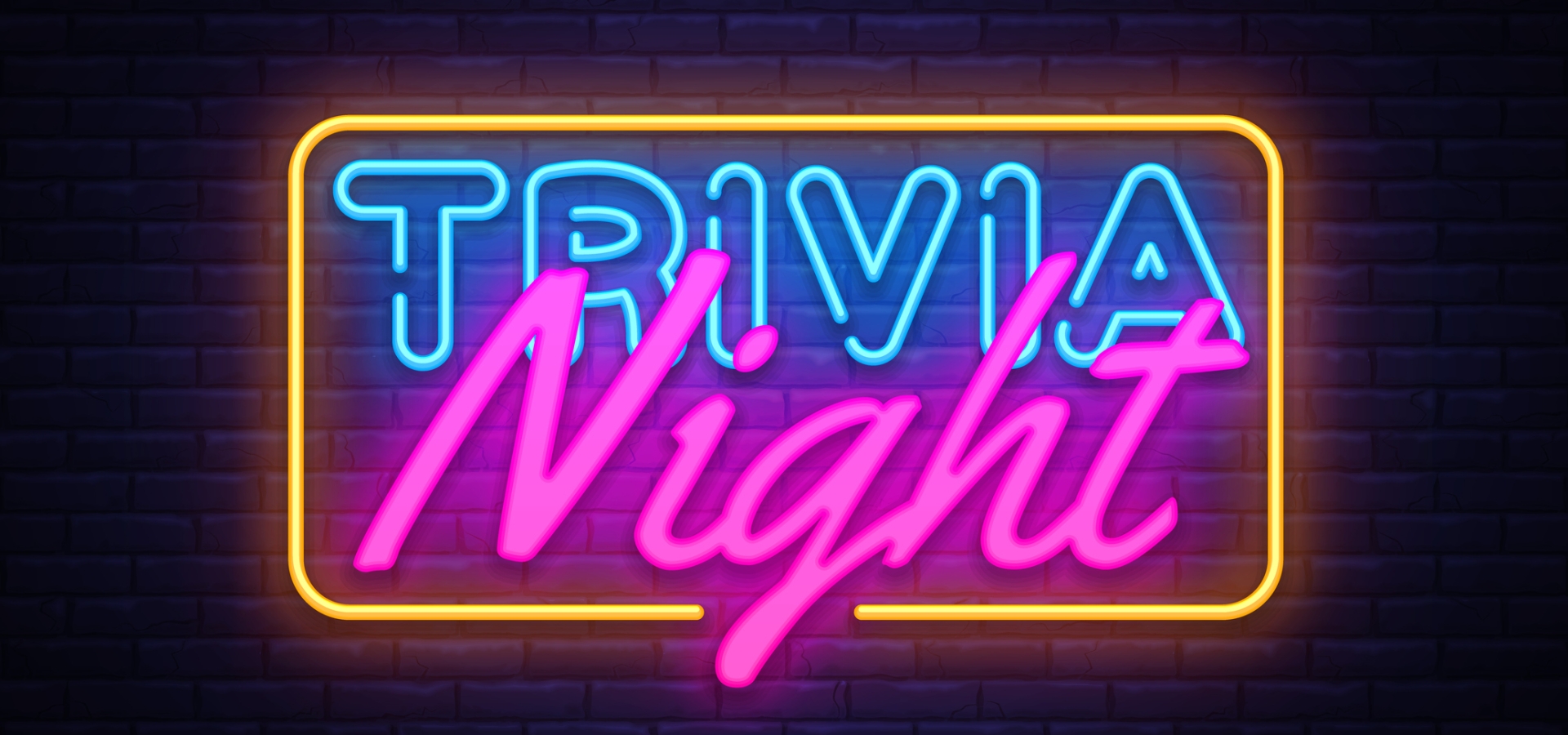 Trivia Night neon sign vector. Quiz Time Design template neon sign, light banner, neon signboard, nightly bright advertising, light inscription. Vector illustration